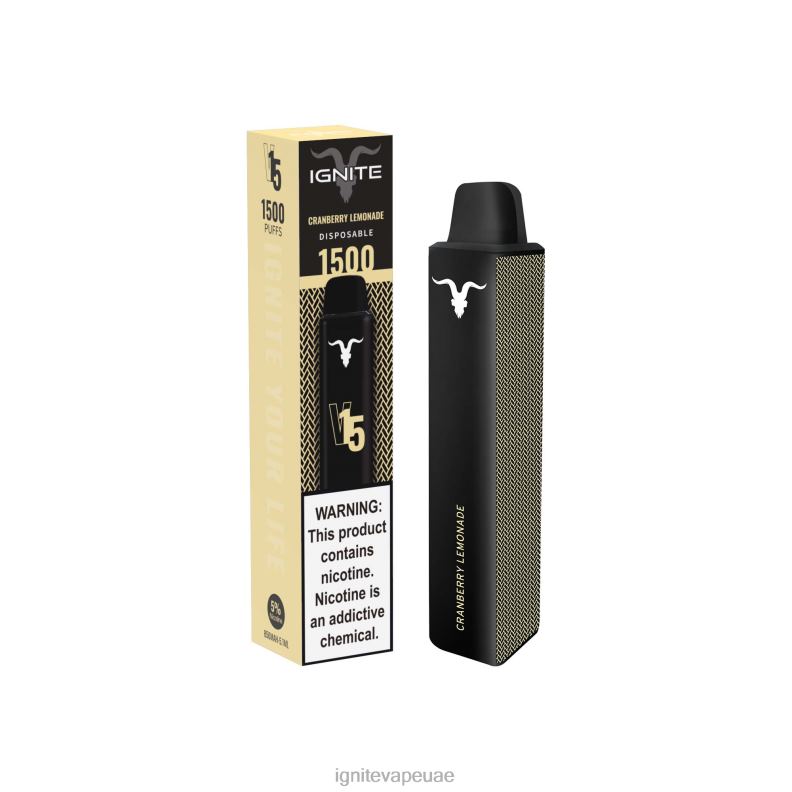 IGNITE V15 قلم vape Ignite Vape Price In UAE عصير الليمون التوت البري L02XV110