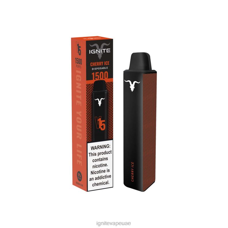 IGNITE V15 قلم vape Ignite Vape Shop جليد الكرز L02XV109