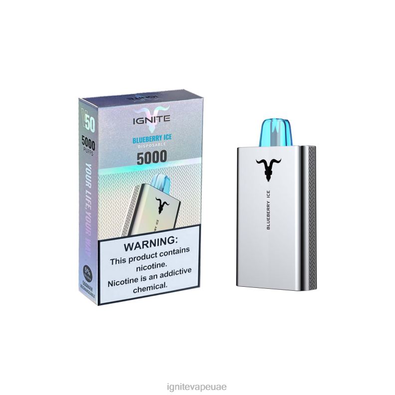 IGNITE V50 قلم vape Ignite Abu Dhabi جليد التوت L02XV154